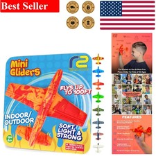 Delightful EVA Foam Airplane Glider Perfect Valentine Gift for Kids Ages 3