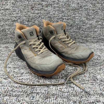 Salomon Shoes Womens Size 7.5 OUTpulse Mid GTX Gore-Tex Hiking Contagrip 415938