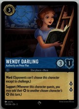 Wendy Darling - Authority on Peter Pan Super Rare Into the Inklands 158/204 LP