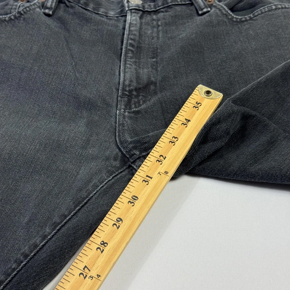 Denim & Supply Ralph Lauren Jeans Mens 33x32 Black Faded Stewart Straight Leg - Image 3 of 4