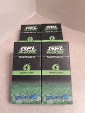 Gel Blaster Gellets - Electric Green Gellets. Lot Of 4 Boxes. 40k Total 
