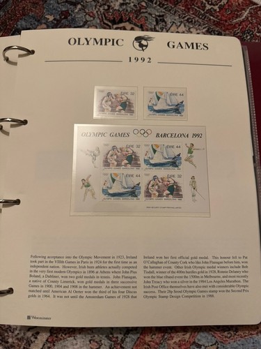 The Olympic Master file Stamp Album Containing all Mint Stamps Blocks FDC - 第 8/24 張圖片