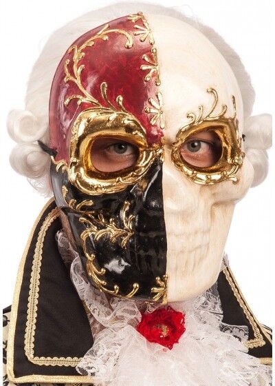 Phantom of the Opera Masquerade Costume Mens Halloween Fancy Dress Adults