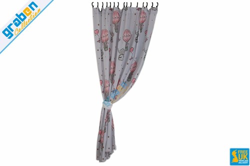 DIGITAL PRINTED DECORATIVE SINGLE PANEL CURTAIN FOR KIDS BEDROOM HAPPY ELEPHANT - Picture 10 of 15
