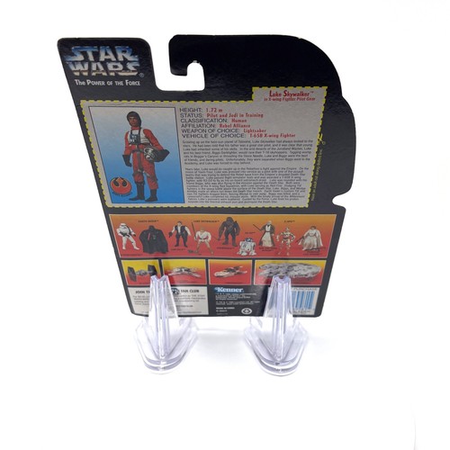 Star Wars Luke Skywalker X-Wing Gear Lichtschwert Power of the Force Vintage 1995 - Bild 7 von 11