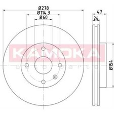 Disque de frein Chevrolet EPICA