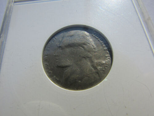 1980-P Jefferson nickel struck by capped die error anacs MS-60 - Picture 2 of 3
