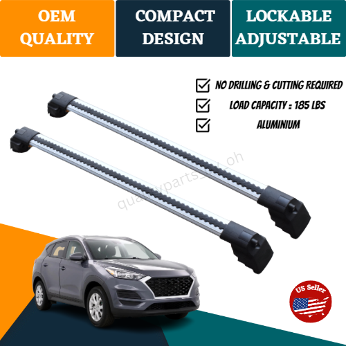 ALUMINIUM ROOF RACK BAR CROSS BARS RACK FOR VOLKSWAGEN TIGUAN MK I