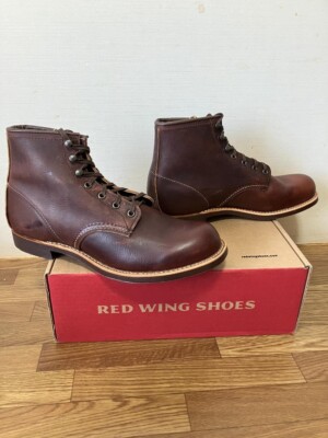 RED WING 3340 Blacksmith Boots US9.5D Brown Leather Boots Heritage