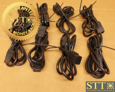 PFC2016E60 POWERFIG PWR CRD IEC60320 C20 TO C19 5FT 16A/250V 16/3 SJT(LOT OF 8)