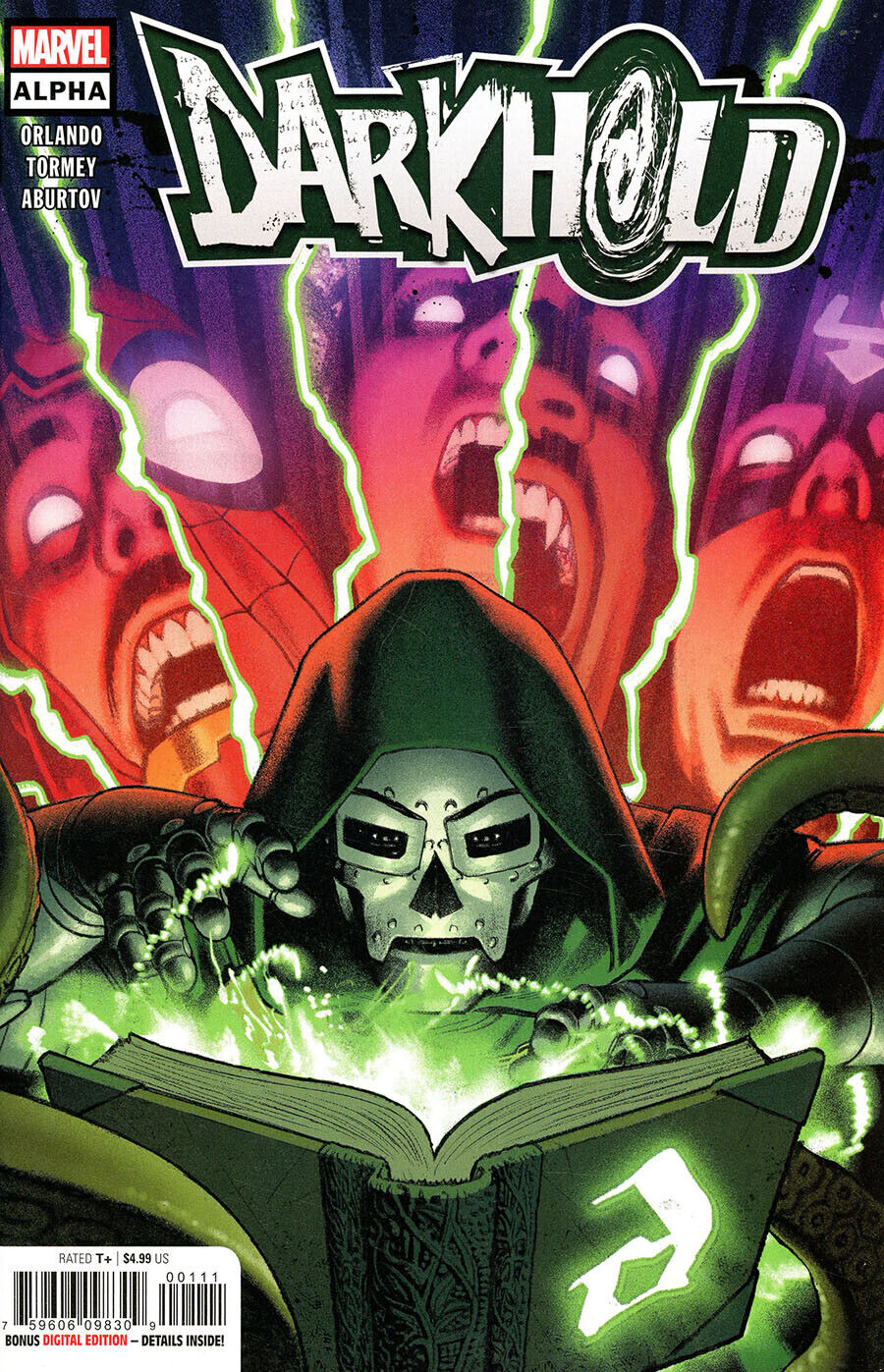 Darkhold Alpha #1 Main Cover 2021, Marvel NM