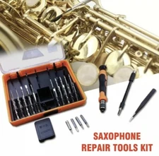 Precision Set w/Driver Kit Professional Saxophone Repair Tool Kit NEW