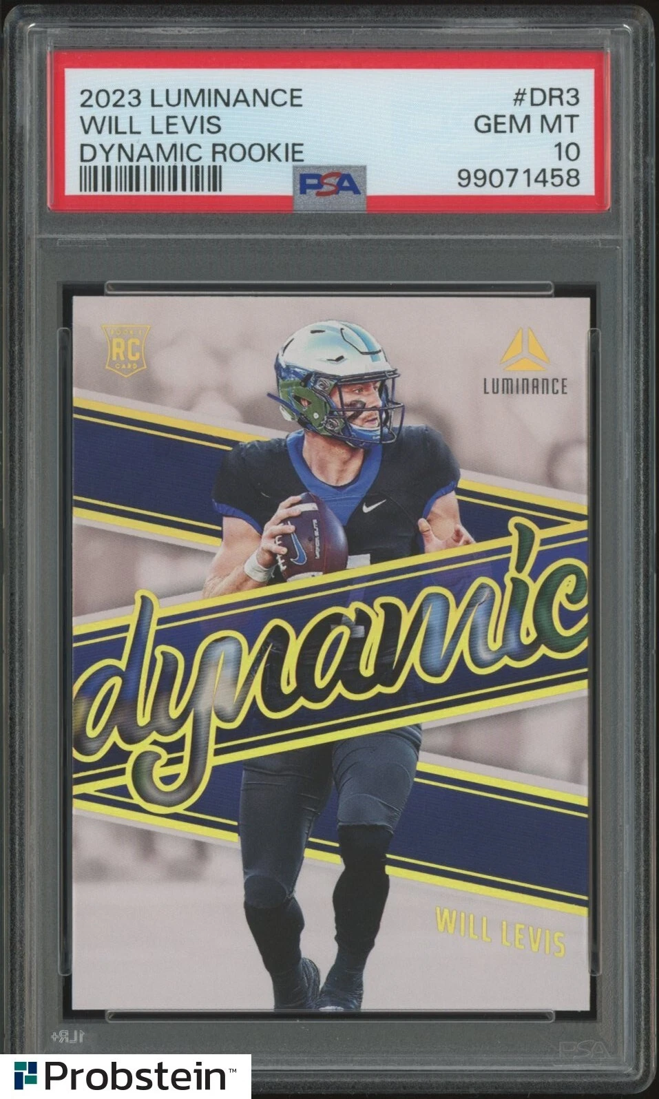 Will Levis Panini Luminance Dynamic Rookies #DR3 Base