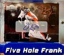 2022-23 Skybox Metal Hockey Carter Hart #FL-24 Flash the Glove Automático 1:5000 Cuotas