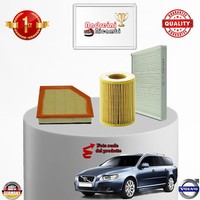 Set Service 3 Filter Volvo V70 Ii 3.0 T6 210KW 285CV Von 2008-> 2009 KTV1