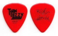 Thin Lizzy Ricky Warwick Signature Red Guitar Pick - 2011 Tour