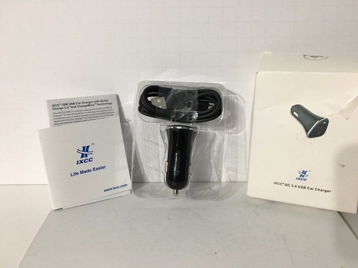 Quick Charge iXCC 18W USB Car Charger (QC Compatible) for