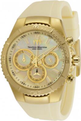 TechnoMarine Sea Manta Women's 40mm Mother of Pearl Chronograph