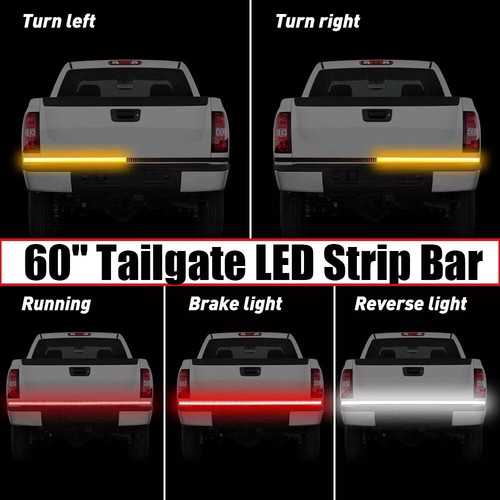 60" LED Tailgate Light Bar Reverse Brake Signal For Dodge For Ram 1500 2500 USA - Picture 7 of 14