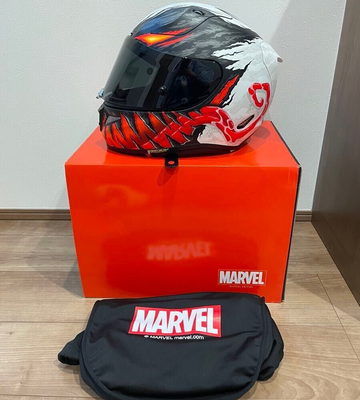HJC HJH166 RPHA 11 MARVEL VENOM 2 Size L 59-60cm Full Face Helmet  
