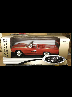 Ertl 1/18 - Ford Thunderbird Sports Roadster 1963 Rouge (réf. 33716)