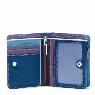 Leather Medium Wallet With Zip Around Purse MyWalit Sweet Violet  UK