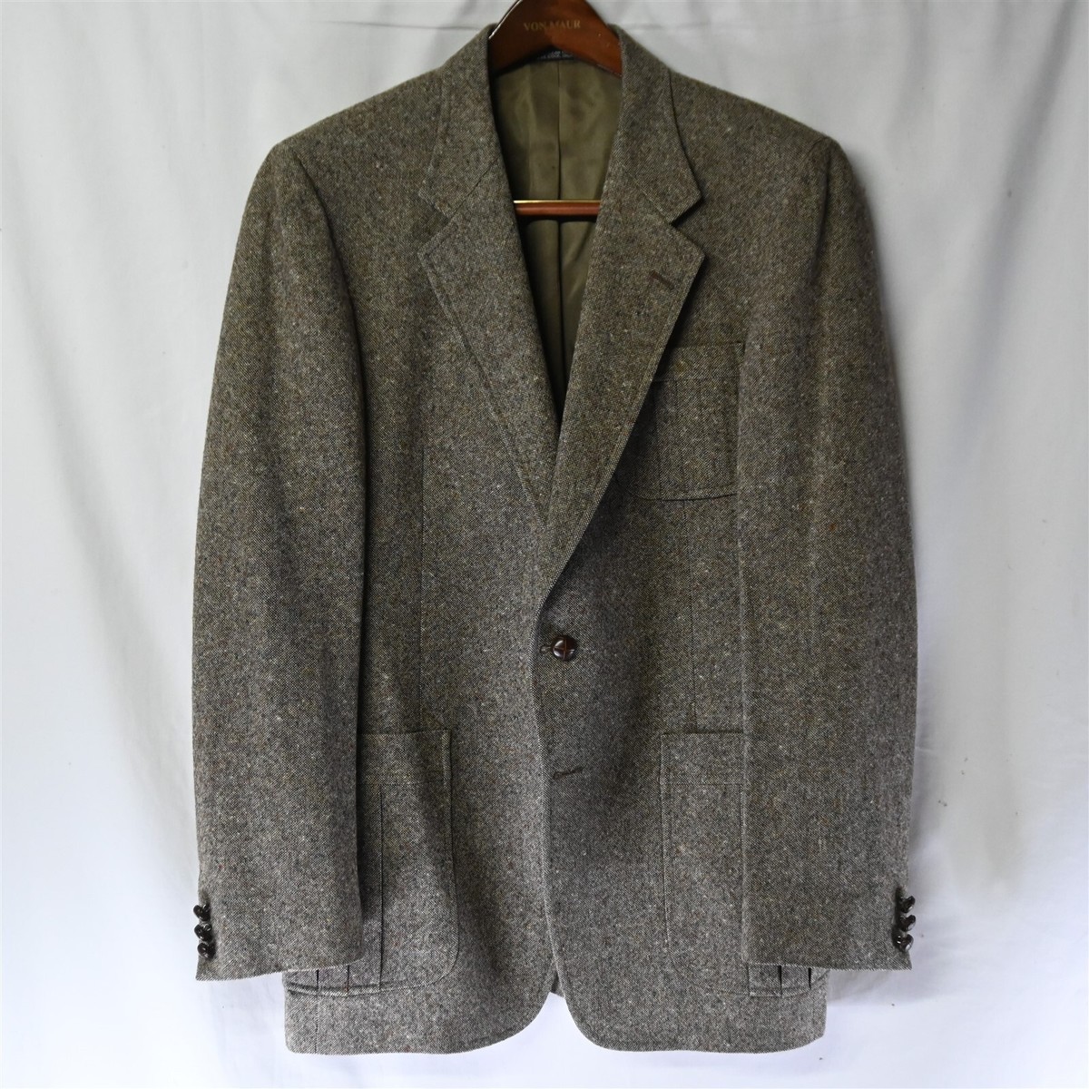 HEUGN ユーゲン MIX TWEED BROWN COAT031 HEUGN (ユーゲン)/ 