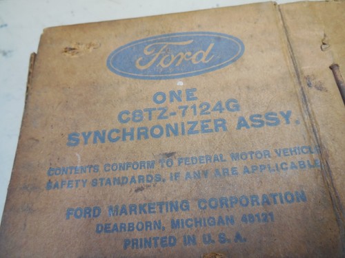 NOS 1965-1971 Ford Mustang Fairlane Falcon Bronco 3.03 2-3 Synchronizer 3sp - Picture 2 of 3
