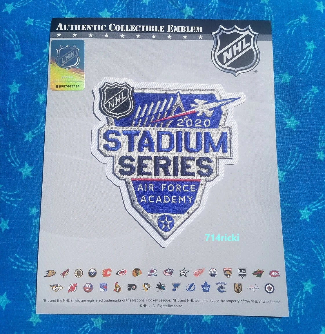 Colorado Avalanche Adidas Authentic 2020 Stadium Series NHL Hockey