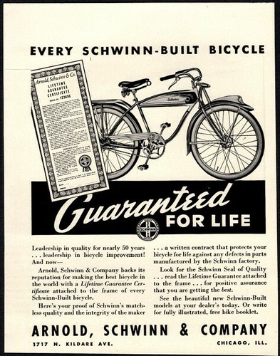 1940 SCHWINN Bicycles - Kids - Retro 