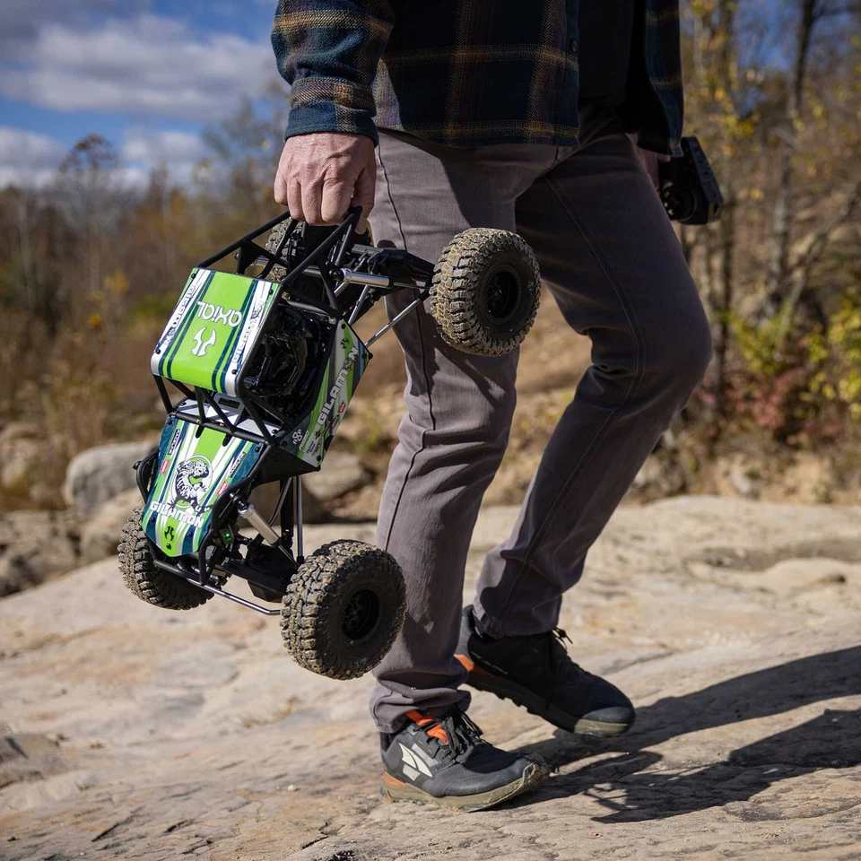 Axial 1/8 AXP8 Gilamon 2.2 4X4 RTR Brushed Trail Buggy Green AXI-1207T1 - Image 3 of 4