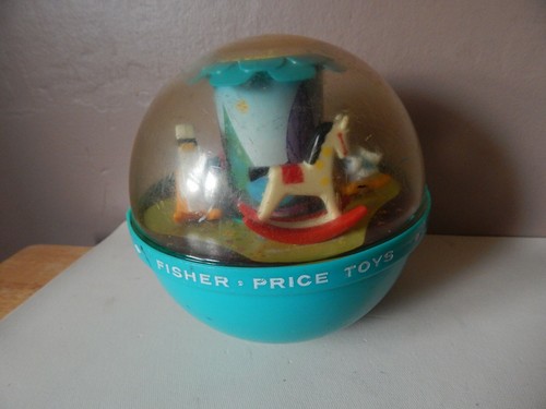 Vintage 1966 FISHER PRICE #165 ROLY POLY CHIME BALL~VG Shape! - Picture 3 of 9