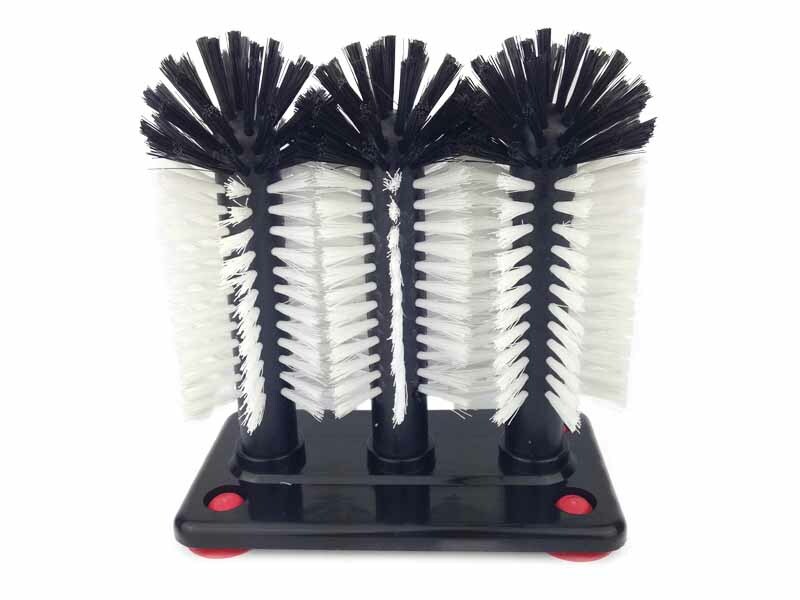 Gläserspülbürste 3x18 cm Gläser spülen Spülbürste Gläserbürste Gläserspüler