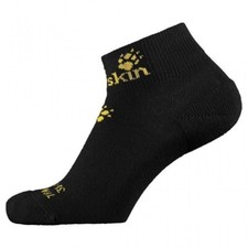 2 Paar JACK WOLFSKIN CASUAL ORGANIC MID CUT SOCKEN 31-33 schwarz SPORT