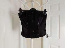 Corset  Vero Moda  Strapless Style: Post Corsage Top Black Colour Size: Eur XS