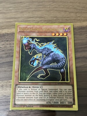 Yu-Gi-Oh! TCG Souleating Oviraptor Maximum Gold: El Dorado MGED-EN015 1st...