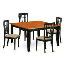 PFNI5-BCH-C 5 Pc Dining room set-Dining Table and 4 Wood Dining Chairs