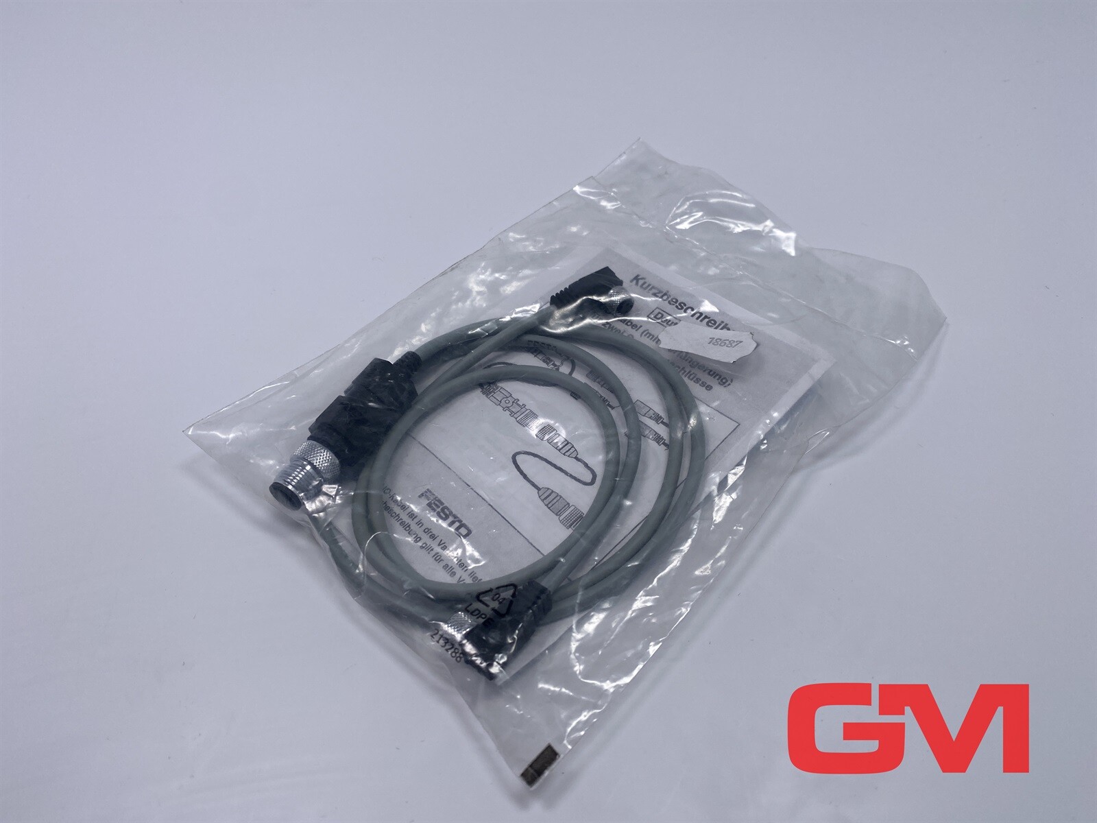 Festo Duo Cable KM12-Duo-M8-WDWD Duo Cable 18687 For Two Sensor Connections