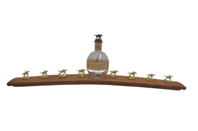 Blanton's Bourbon Cork Display Bottle Holder Oak Barrel Stave, Blantons, Whiskey
