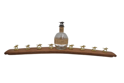 Blanton's Bourbon Cork Display Bottle Holder Oak Barrel Stave