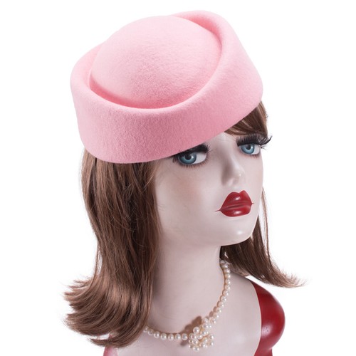 Womens Fascinator Base Wool Air Hostesses Pillbox Hat Millinery Craft A139 - Picture 39 of 82