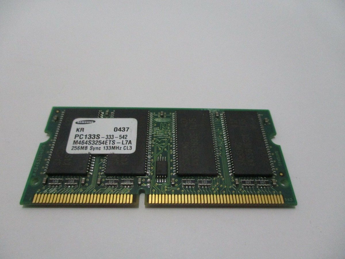 Samsung M464S3254ETS-L7A PC133S-333-542 256MB 133MHz CL3 | eBay