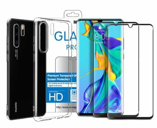 Huawei P30 Profesional - 2 Protección Display Vidrio Templado Curvo + Carcasa - Imagen 1 de 7