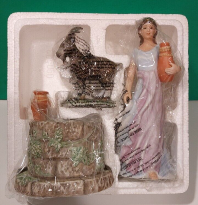 LENOX WOMAN of BETHLEHEM Renaissance Nativity set -Well Goat- NEW