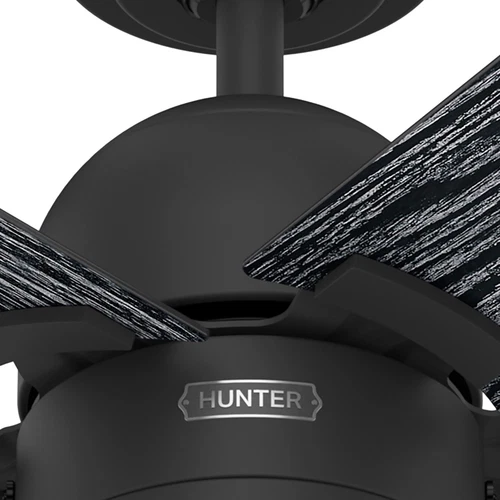Hunter 44 inch Erling Matte Black Ceiling Fan with LED Light Kit and Pull Chain - Picture 7 of 13