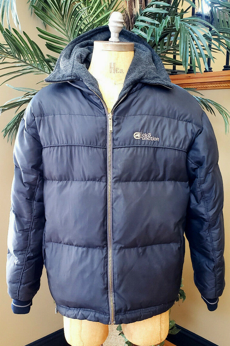 RARE Mens ECKO FUNCTION Reversible Wool Down Heav… - image 1