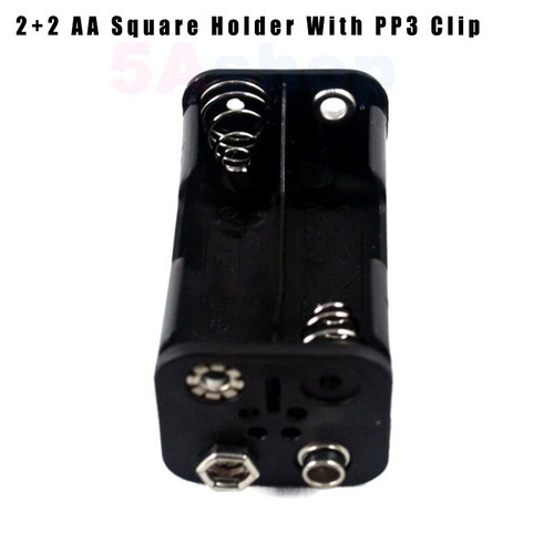 1 2 3 4 5 6 8 10 x AA Battery Holder Case Storage Box Open Enclosed With Switch - Picture 32 of 53