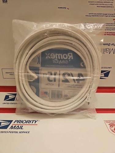 NEW Southwire Romex SimPull 15 ft. 14/2 Indoor Wire/Copper NM-B Cable - Picture 2 of 9