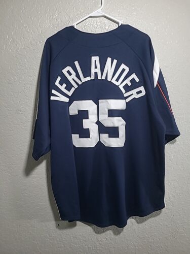 Justin Verlander Jersey Detroit Tigers Majestic Blue