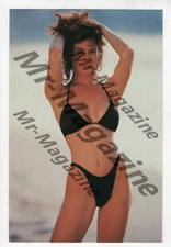 Brunette Bikini Model 4"x6" Postcard Sexy Cheesecake Risqué Pinup PS-73